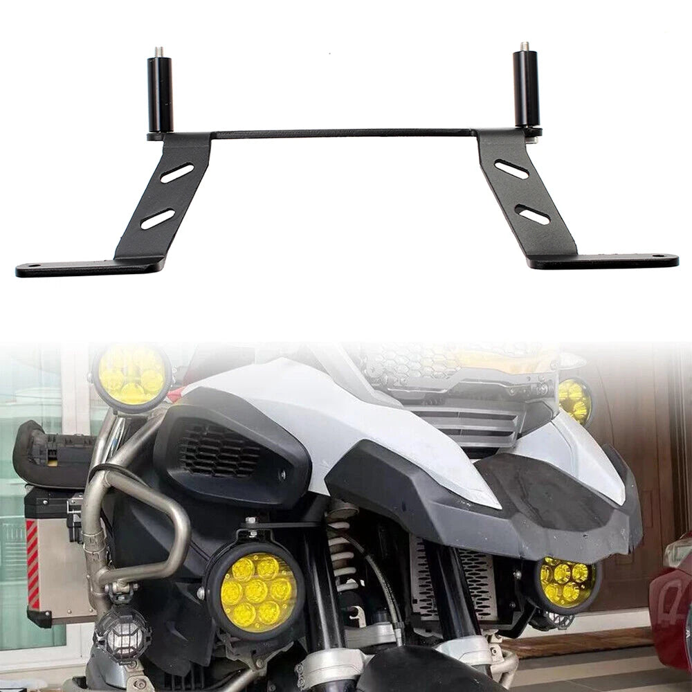 Motorcycle Black Fog Light LED Bracket Auxiliary Light Holder For BMW R1200GS  R1250GS  LC Adventure 2014-2022