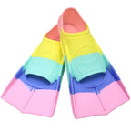 Silicone Fins Swim Training Snorkel Short Diving Flippers Frog Shoes Men Women Professional Breaststroke Freesnorkel Swimming