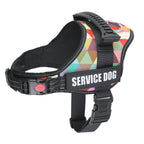 Dogs Harness Customizable Personalized Patches Dog Vest Eazy Control Handle Adjustable Backing Small Medium Large Pet Dog Collar