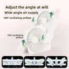 Remote Control Dual Head E27 Ceiling Fan Light Adjustable Angle Silent LED for Living Room Bedroom Kitchen Patio Home Decor