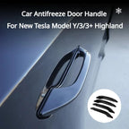 Car Antifreeze Door Handle for Tesla Model Y Launch/3/3+ Highland 2025 Frost Proof Door Handle Patch Cover Car Accessories