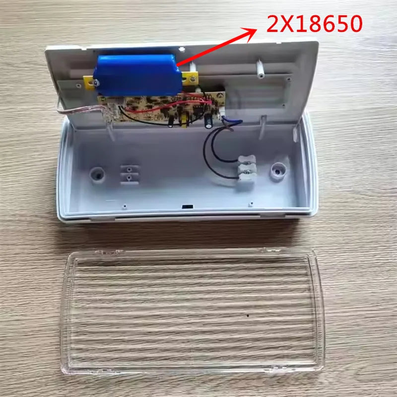 Emergency Light Lamp 450 Minutes Long-Term Emergency Lighting Ip65 Three Proof Light With Built-In 2 * 18650 Battery Ac85-265v