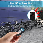 Wireless Vibration Bike Alarm With Remote Control Anti-Theft Alarm 110dB Loud Bike Door Window Motorcycle Security Alarm System