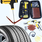 Motorcycle Tire Puncture Repair Kit with Plug Strips & Tools, 22-36pcs Set
