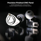 SIMGOT EW300 1DD+1Planar+1PZT Hybrid Driver IEM HIFI Earphones with Detachable Nozzles Silver-Plated OFC IEM Cable for Musician