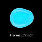 Glow in the Dark Garden Pebbles 20pcs Bag - Outdoor Path Lawn Decor, Aquarium Stones