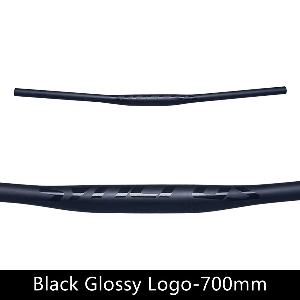 Syncros Carbon Fiber MTB Flat Handlebar 31.8mm Clamp 9° Sweep 580-760mm Black