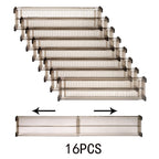 10 件, Plastic Drawer Divider 5Sets, Home Drawer Storage Dividers, Drawer Dividers for Storage and Organization, Free Combinatio