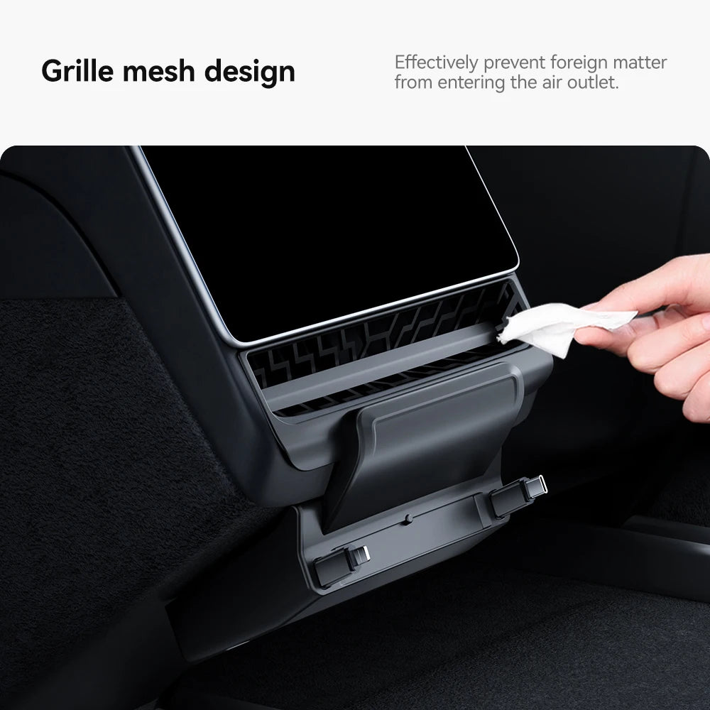 Tesla Model 3/Y Rear Air Vent USB Hub 27W Fast Charger, USB-C + USB-A Options