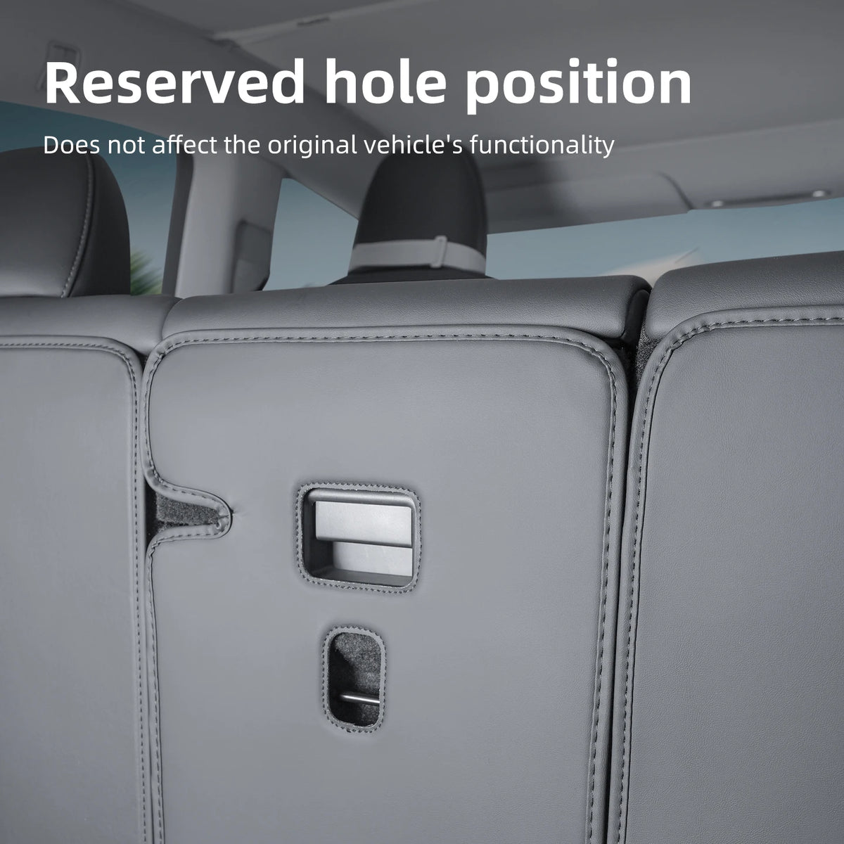 Rear seat backrest protection pad For Tesla Model Y Juniper Trunk Rear Seat Back Cover Backrest Protector Cover Protection Mat