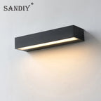 SANDIY Outdoor Wall Light Sconce IP65 Waterproof, Black/White 20/30/50cm Warm/Cold