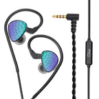Celest Wyvern Black Remaster 10mm LCP 2.0 Diaphragm Custom Dynamic Driver in Ear Earphones with MIC Cable Headphones