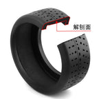 RS RC car tires 102x45mm black rubber, 17mm hex, for Arrma 1/7 Infraction, 4pcs