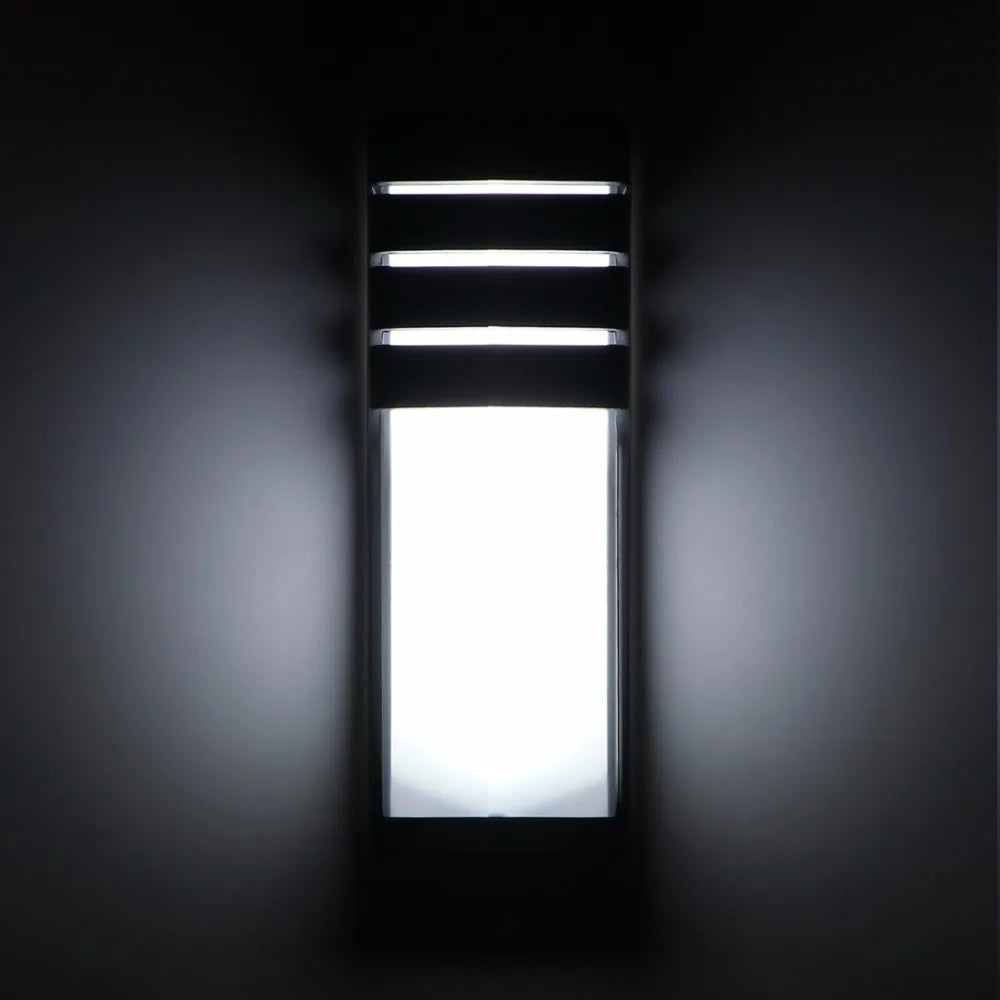 Aluminium LED Wall Lamp IP65 Waterproof Outdoor Garden Porch Light Sconce Balcony Wall Light Yard Lighting Decor AC110V 220V
