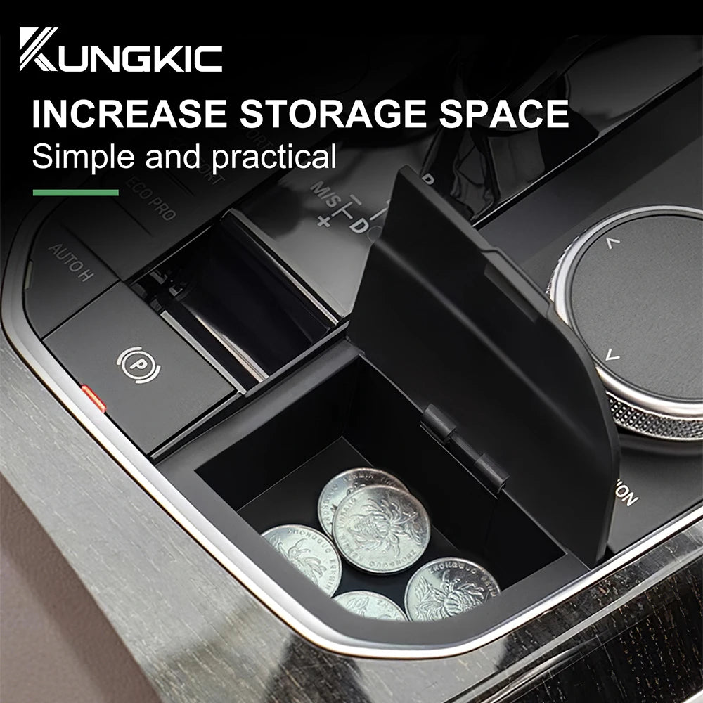Storage Box For BMW F40 G20 G26 G01 G02 G05 G06 G07 2 3 4 Series I4 X3 X4 X5 X6 M4 Modificate LHD Car Console Gear Shift Lever