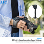 JJC DSLR Camera Hand Grip Strap with Arca Swiss Quick Release Tripod Mount Plate for Canon Nikon Sony Fujifilm Olympus Panasonic