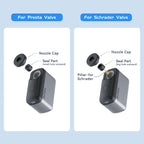 TB2 Mini Bicycle Pump Tire Inflator 120PSI Max Rechargeable Battery Cycling Bike Accessories Schrader Presta Valve Tiny Pump