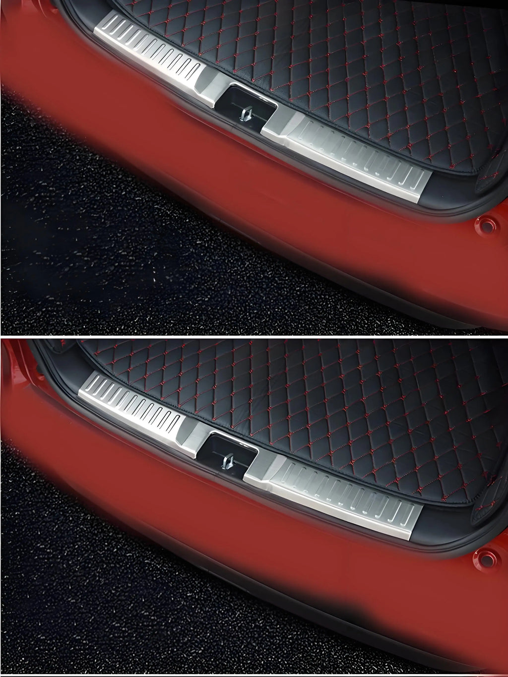 For Suzuki Vitara 2015 2016 2017 2018 2019 Inner Rear Bumper Stainless Steel Protection Trunk Sill Car Accessories Trim