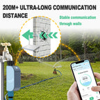 EZAIOT Tuya WiFi Smart Garden Watering Timer Hose Faucet Valve Controller EU/US