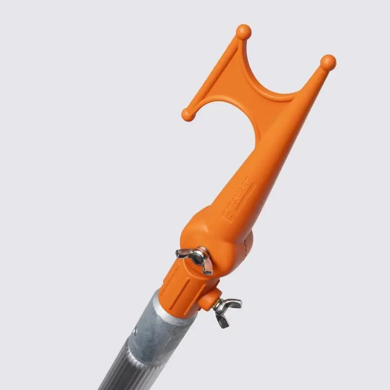 1pcs Gutter Rake From Ground Gutter Cleaning Tools Rotatable Handle Small Rake Rain Gutter Cleaning Tool for Roofs Gutters
