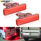 2pcs LED rear bumper reflector brake lights, red or smoked lens, for Renault Trafic Master