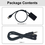 7 Inch Car Screen AUX to USB Adapter for Mercedes Benz NTG 5.0 / 5.1 System Audio Input Output Converter Aux Activator