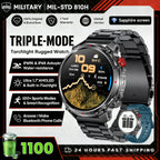 2026 New Fashion Luxury 1100mAh Battery 1.7-inch HD Screen Compass Wireless Call Flashlight 100+Sports Outdoor Sports smart
