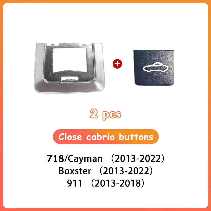 For Porsche 981 Boxster 718 982 991.1 991.2 Convertible Close Button Soft Top Console Operating Combination Switch Assembly