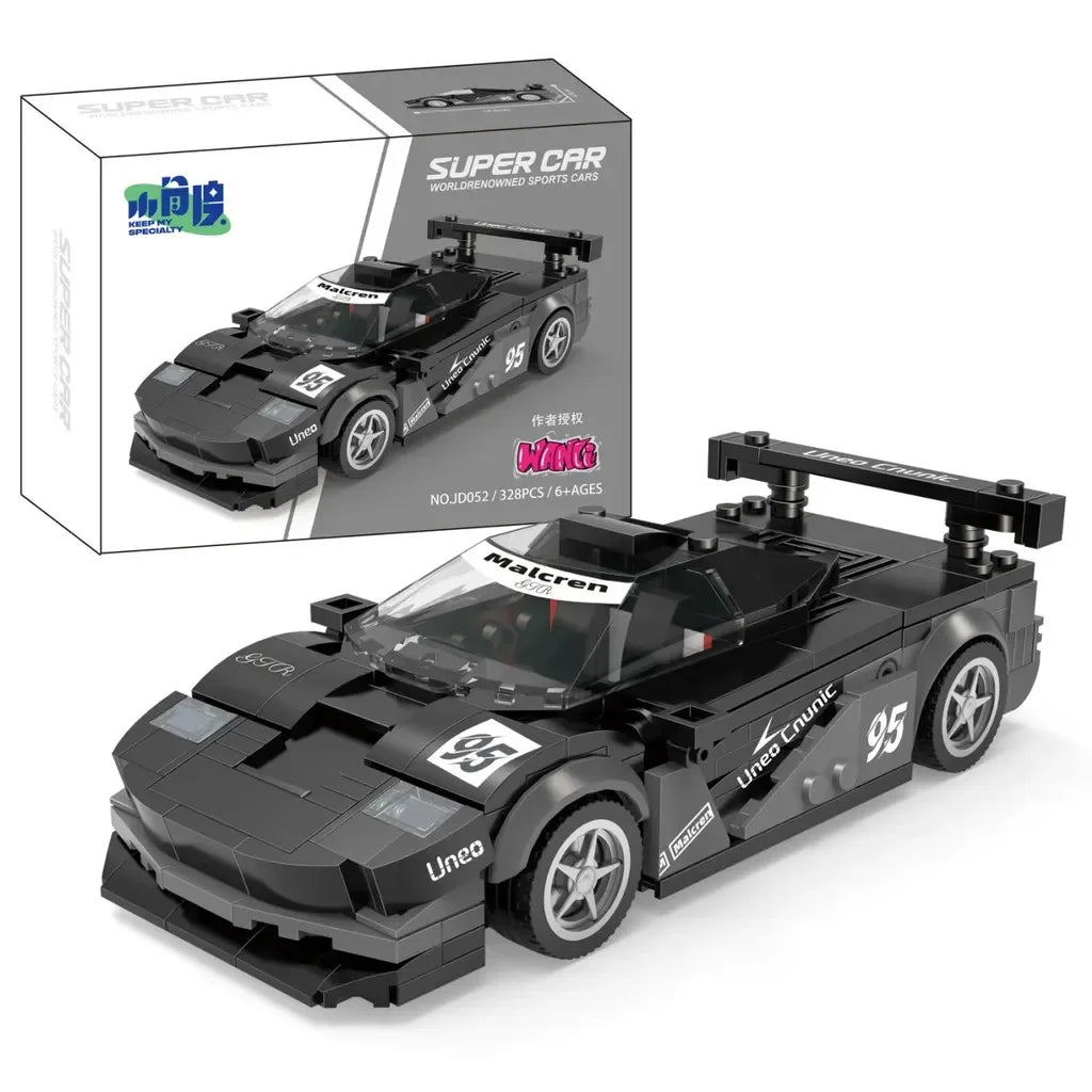 11 Types Speed Champions Car Hypercar Building Blocks MOC Construction Bricks Famous Sport Vehicle Toys Gift For Children Kids