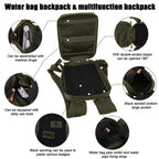 KRYDEX 500D Tactical 50 oz Hydration Backpack Modular 1.5L Water Bladder Bag Pack Hunting Outdoor Hiking Accessories