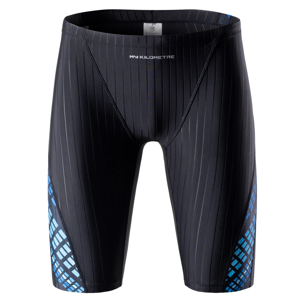 Jammers For Men Size S To 4XL Swim Jammer Swimsuit For Practice Swimwear Men Team Suit Athletic Swimming Shorts MY KILOMETRE