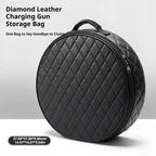 Waterproof Portable EV Charger Cable Storage Bag for Electric Vehicle Charging Gun Organizer Tool Case Auto Rechargeable Handbag