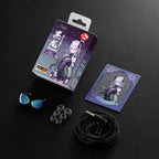 Celest Wyvern Black Remaster 10mm LCP 2.0 Diaphragm Custom Dynamic Driver in Ear Earphones with MIC Cable Headphones
