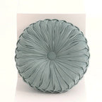 Throw Pillow Hand Sewn Pleated 3D Dutch Velvet Pumpkin Backrest Waist Lumbar Support Cushion Mat For Sofa Bed Floor Office Chair
