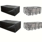 Patio Furniture Covers, Table and Chair Covers Waterproof, Dustproof, UV-Resistant 210D Oxford Fabric Protective Covers