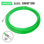 5MM 5-50M Cable Guide Tape Puller Extractor Glass Fiber For Telecommunications Electrical Wall Wire Conduit Tool Accessories