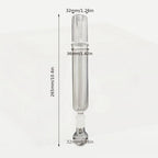 Glass Cigar Tubes Humidor Set, Cigar Flavor Infuser, Ball Base & Wooden Plug, Cigar Incense Glass Tube Set, Cigar Humidor