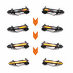 For BMW F20 F21 F22 F23 F30 F31 F32 F33 F34 X1 E84 F36 i3 i3S F87 M2 1 2 3 4 Series Dynamic Blinker Turn Signal LED Mirror Light
