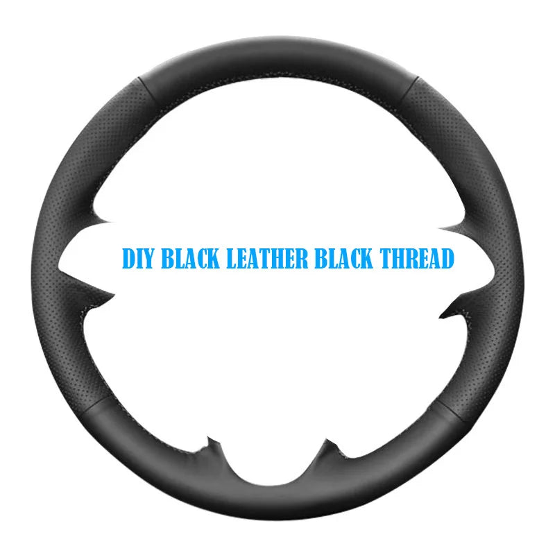 Steering Wheel Cover for Subaru Impreza WRX 2002-2004, WRX STI 2004, perforated leather