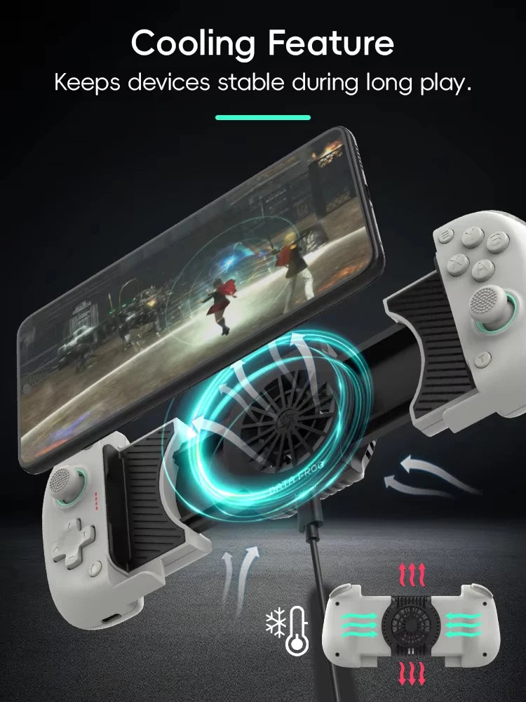 DATA FROG X3 Wireless Game Controller for Android/Switch/PC Gamepad Joystick for Multiplayer Shooting Action Games