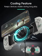 DATA FROG X3 Wireless Game Controller for Android/Switch/PC Gamepad Joystick for Multiplayer Shooting Action Games
