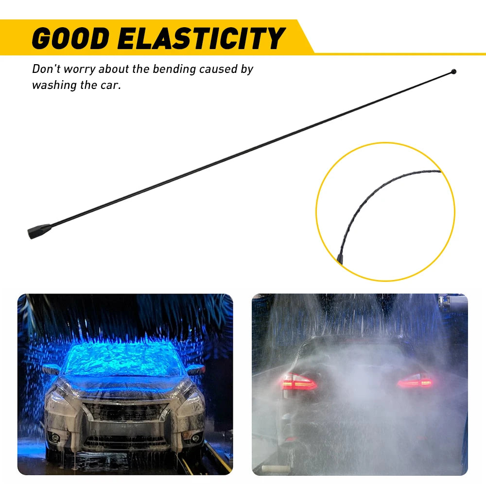 21Inch Car Antenna Automotive Universal Antenna Mast Black For Car SUV Pickup FM/AM Signal Aerial Amplified Antenna Mast Whip