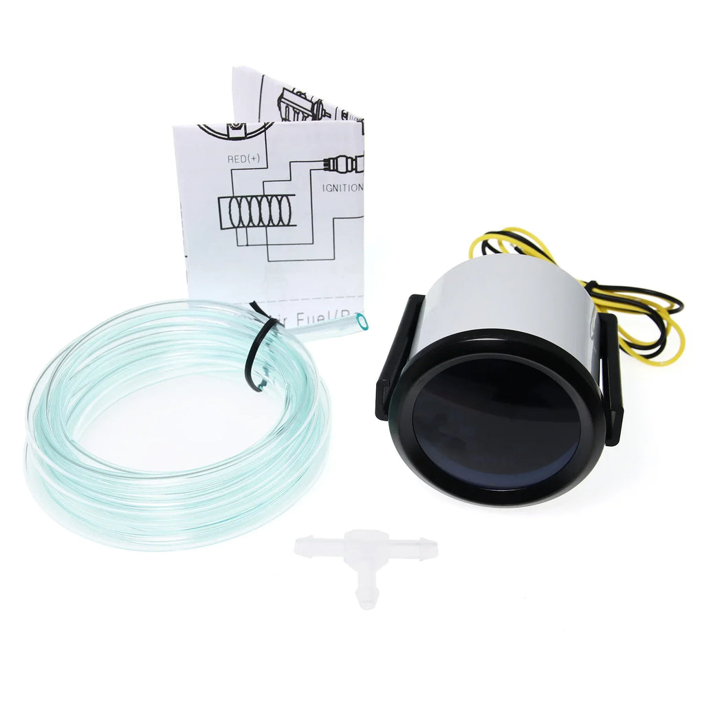 2" 52mm Digital Car Boost Meter Water Temp Oil Temp Oil Pressure RPM Tachometer Voltage Vacuum For 12V Car Smoke Lens Gauge