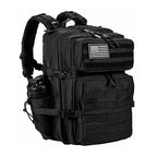 LHI 45L/35L/25L Tactical Backpack for Men and Women Waterproof Athlete Gym Outdoor Bag Travel Hiking Rucksack with Bottle Holder