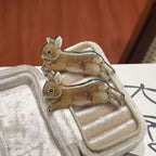 2pcs Kawaii Bunny Hair Clips Sets Korean Fashion Harajuku Vintage Hairclip Coquette Aesthetic Hair Accessories Girls