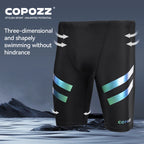 COPOZZ Men's Swimming Trunks Swimming Shorts Competition Training Sports Swimwear Breathable Quick Drying Swimsuit Beach Pants