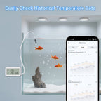 Tuya Smart WiFi Zigbee Temp Humidity Sensor 2.36"LCD External Temperature Probe Fridge Fish Tank Work With Google Home Yandex