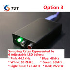 TZT A61 Analog to Digital Converter RCA to Optical & Coaxial Output ADC w/ 48KHz 96KHz & 192KHz Sample Rates