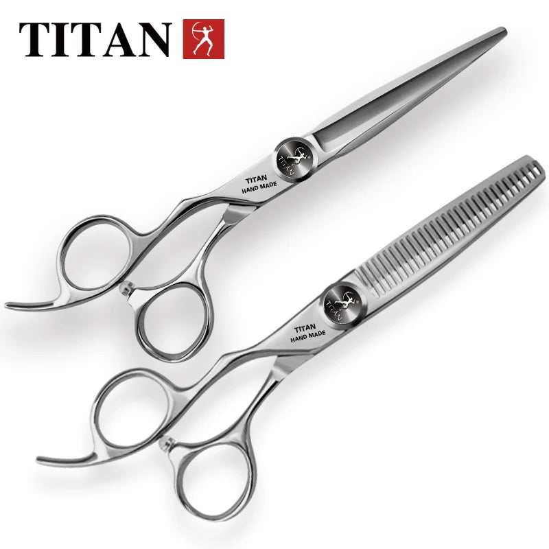 Titan professional 6.0inch left handed  cutting scissors shears barber scissors hairdressing scissors