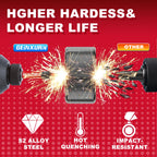 Geinxurn T25 Impact Tough Magnetic Screwdriver Bit Set, #25 Torx Head Power Bits, S2 Alloy Steel Star Bits with Storage M-Box